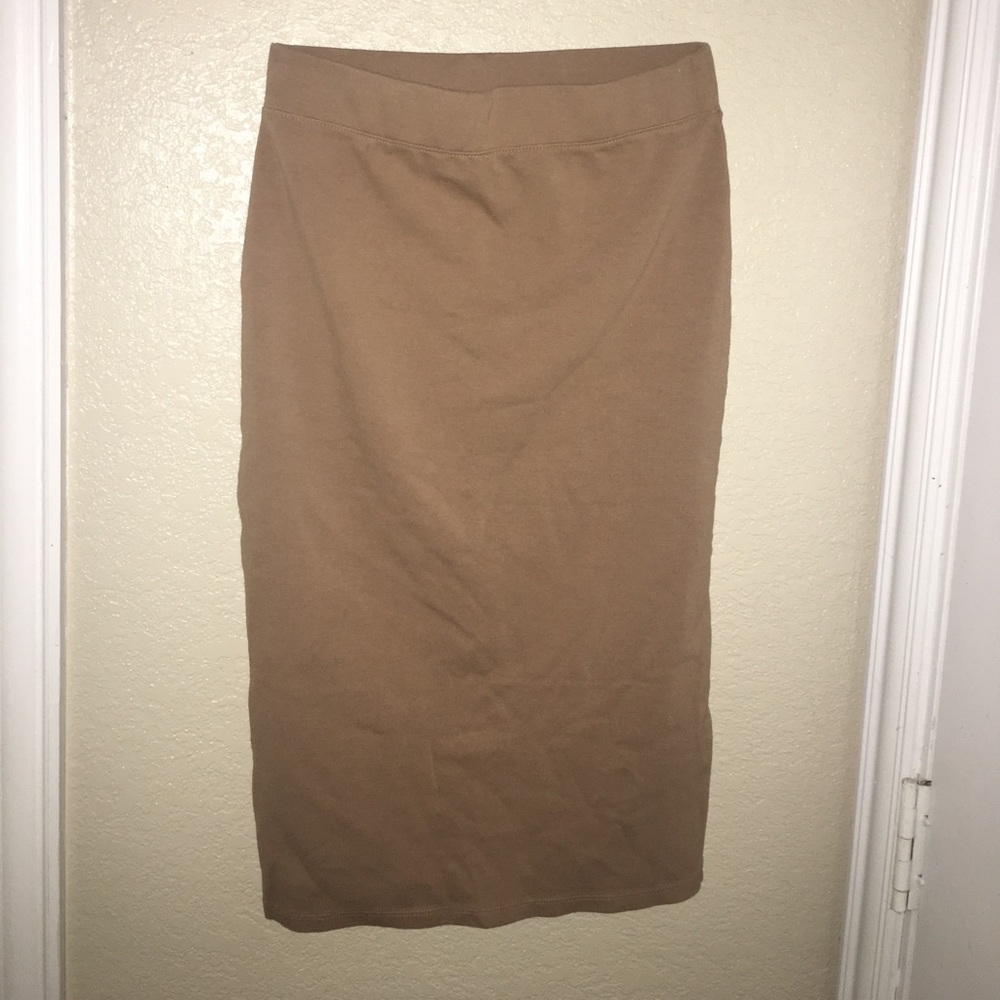 Pencil cotton skirt