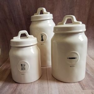 Rae Dunn canister set of 3