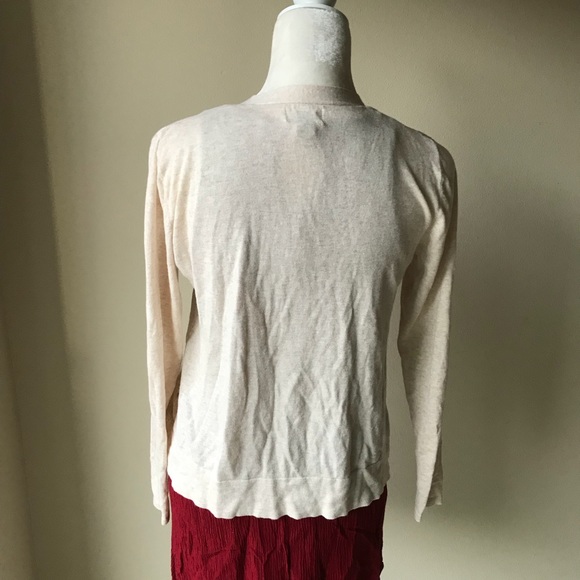 Simple Old Navy cream cardigan - Picture 2 of 4