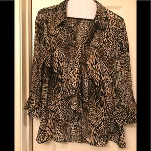 Nicola Animal Print Blouse