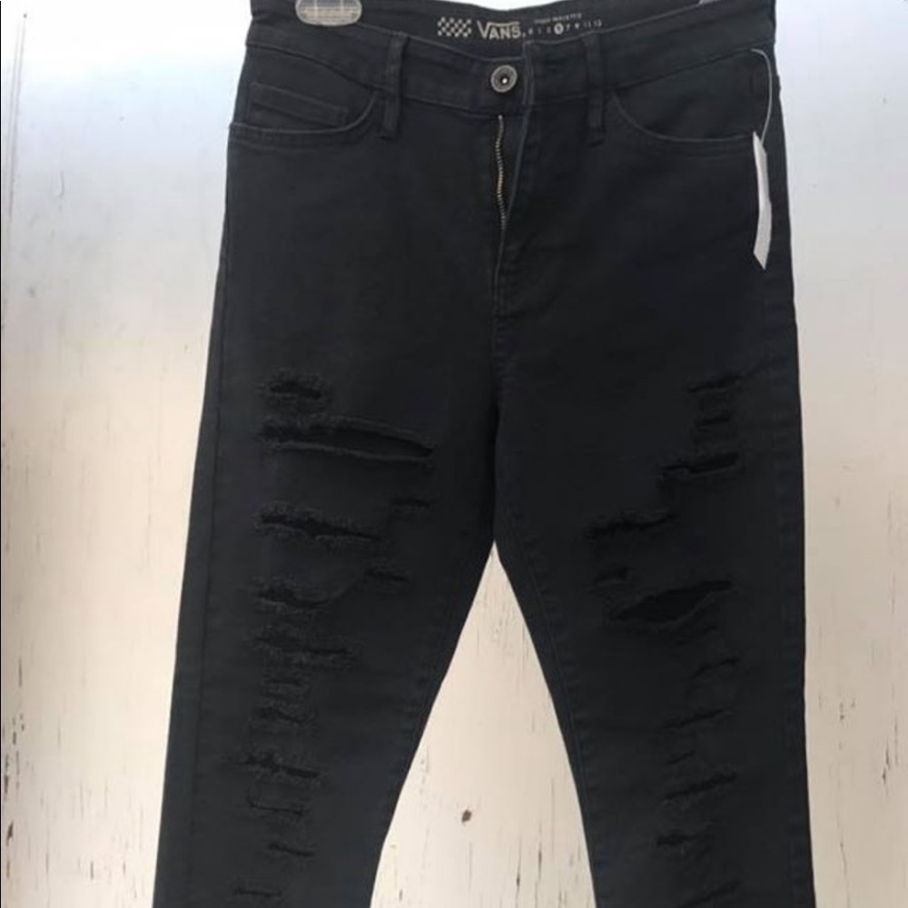 Vans High Rise Black Jeans