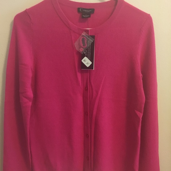 C by bloomingdale pink cardigan - Picture 2 of 4