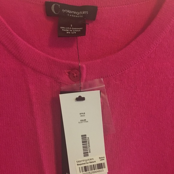 C by bloomingdale pink cardigan - Picture 3 of 4