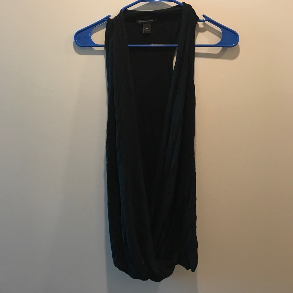 banana republic open front tank top