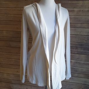 Lucky Brand cream cardigan size large