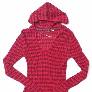 *SOLD* Roxy Women's Knitted Hooded Sweater Size S