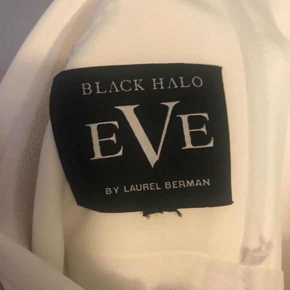 White formal asymmetrical maxi dress - Picture 3 of 4