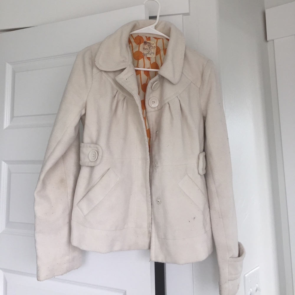 Cream Nordstrom Pea Coat