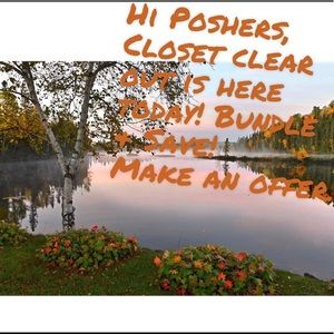 Take advantage of today’s Closet Clear Out!