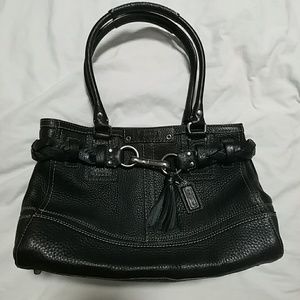 Coach Pebbled Leather Purse