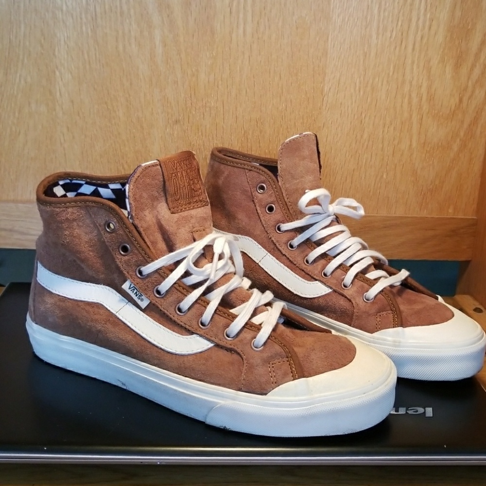 Vans canvas and leather shoes