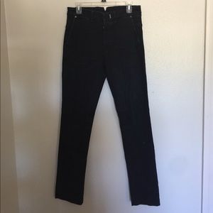 7 For All Mankind Faded Black Slim Fit Jeans