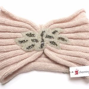 *SOLD*NWT Charming Charlie Knitted Beige Head Wrap