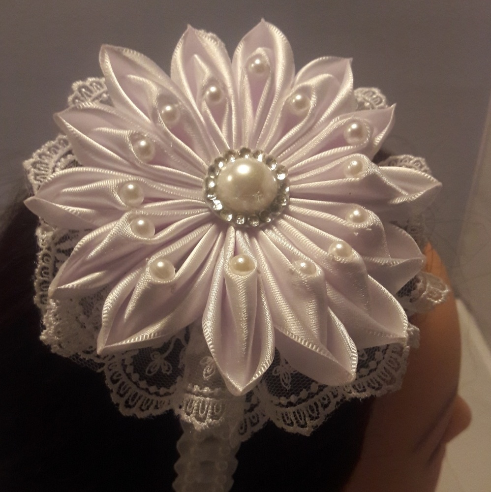 Kanzashi headband..