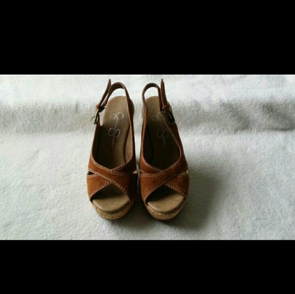 Jessica Simpson wedges