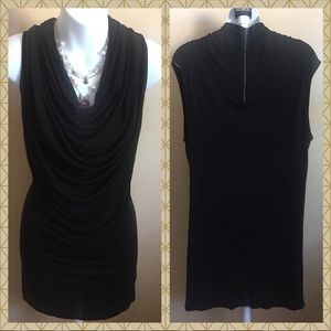 (L) Guess by Marciano “Maria” cowl sleeveless top