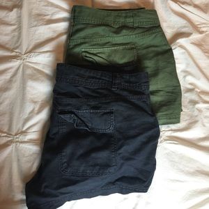 Jcrew linen 2 pair shorts bundle