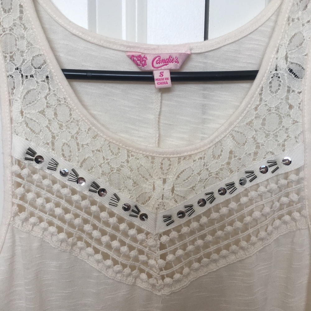 Light beige tank top - Picture 3 of 3