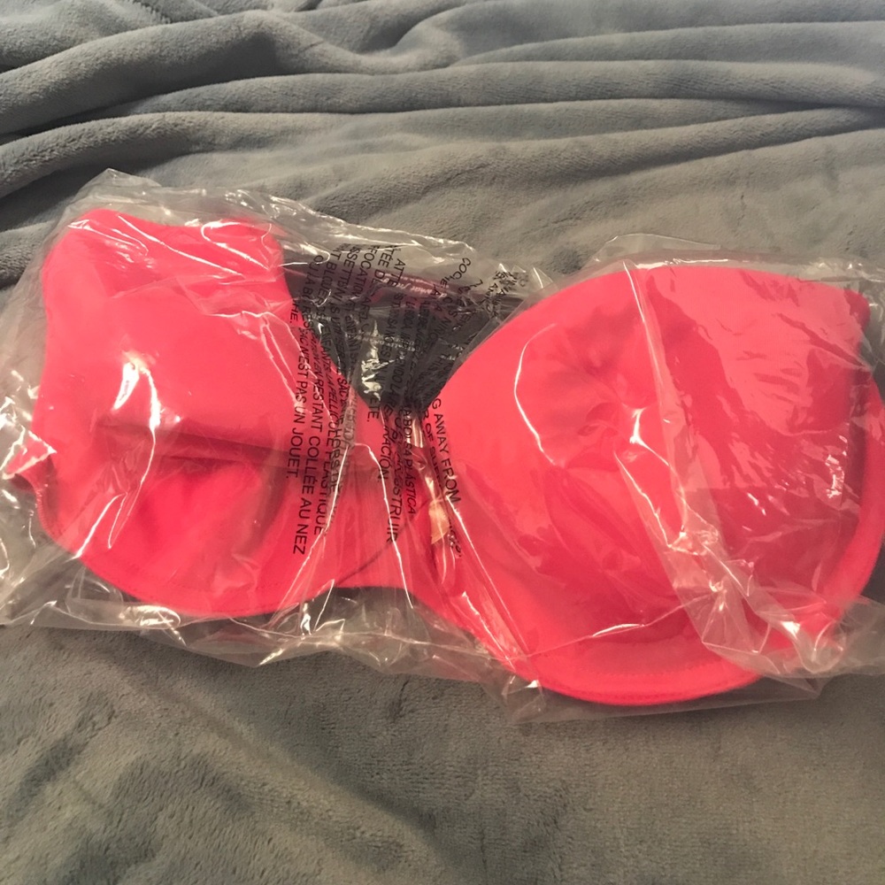 Pink bra