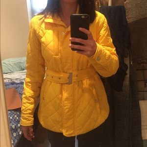 Ralph Lauren yellow winter jacket