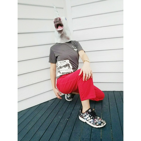 Vintage Bill Blass Easy Fit Red Jeans 8 Petite - Picture 8 of 8