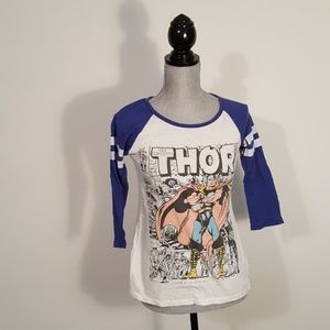 Marvel Comic Thor mid-sleave shirt