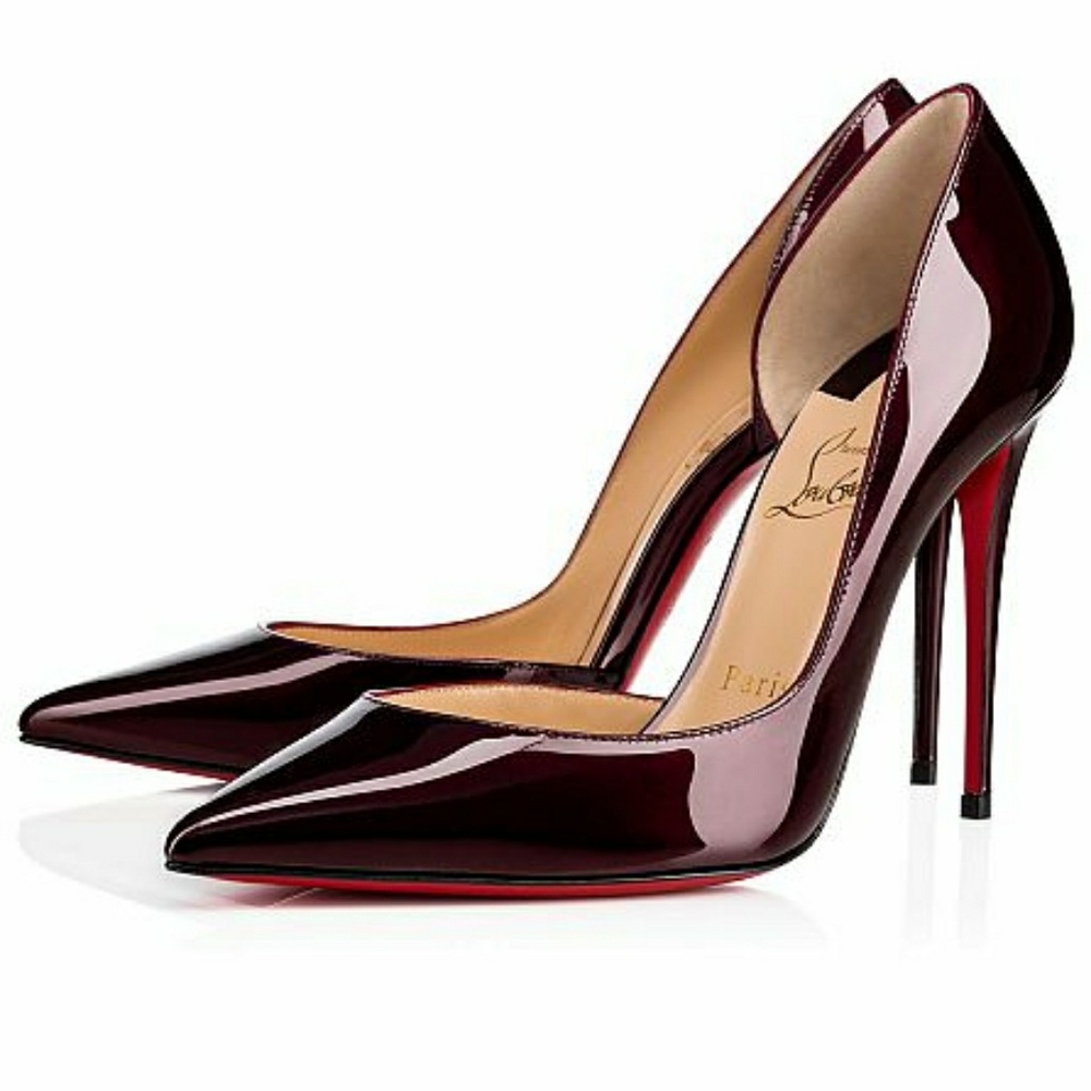 Never Worn Christian Louboutin Iriza 100mm Merlot