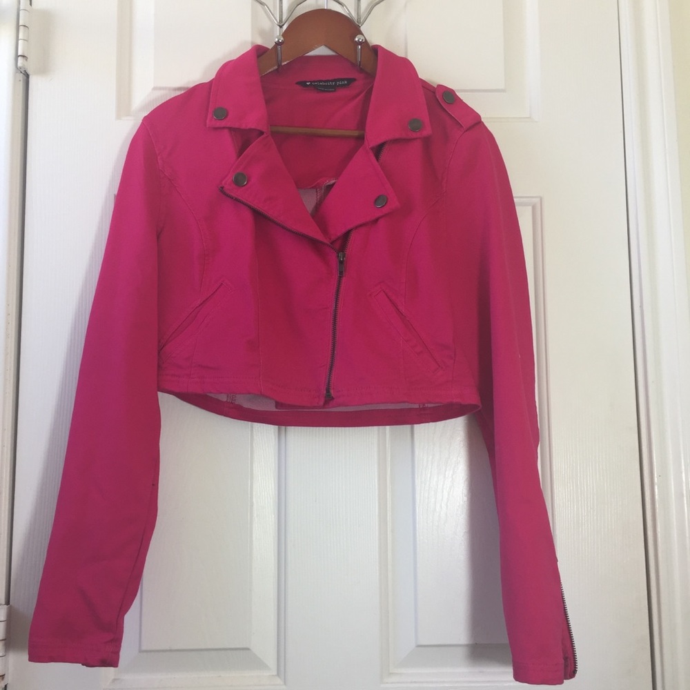 Celebrity Pink hot pink jacket SS XL