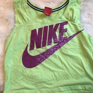 Nike crop tank top