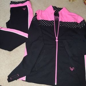 Justice athletic suit.