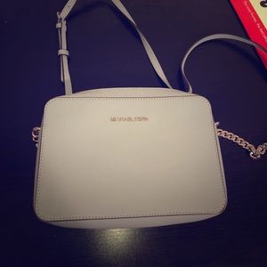 MK large jet set travel saffiano crossbody