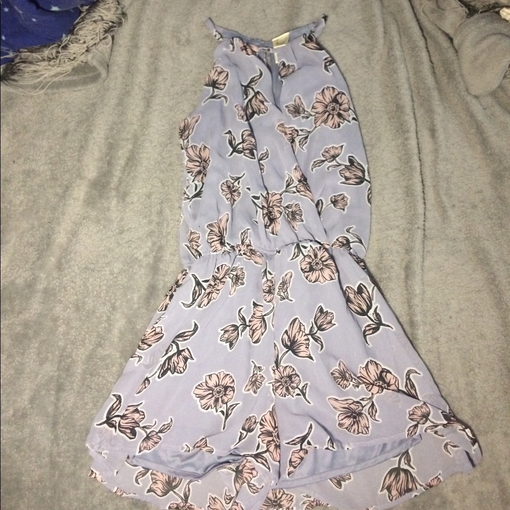 Lilac/blue romper size small.. ok condition