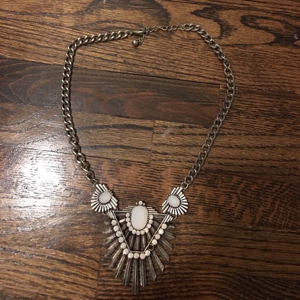 Silver statement necklace ‼️