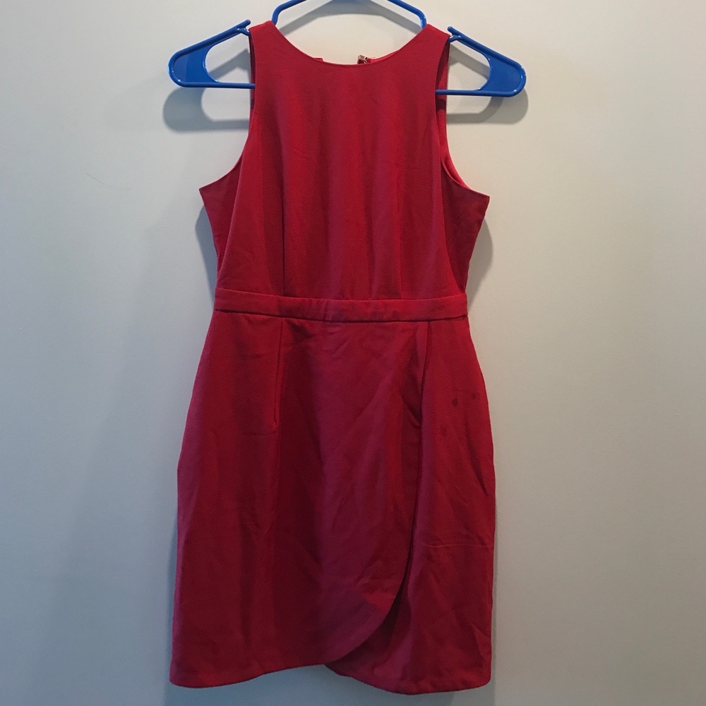 red formal dress