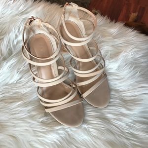 Nude Strappy Heels
