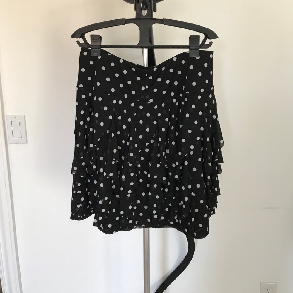 Polka dot skater skirt