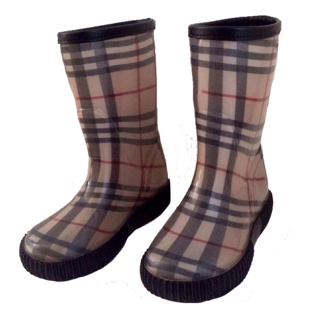 Burberry Nova Check Frogrise Rain Boots🐸 ☔️ - Picture 4 of 5