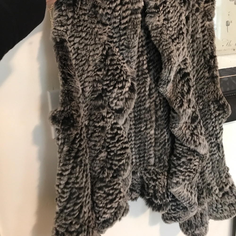 Saks rabbit Fur Vest