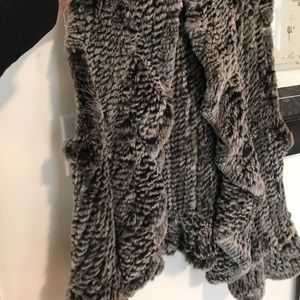 Saks rabbit Fur Vest
