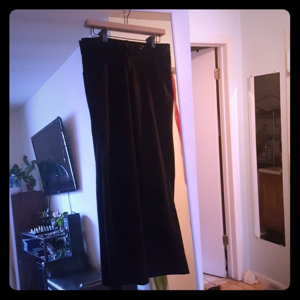 Black Wide Leg Dressy Pants