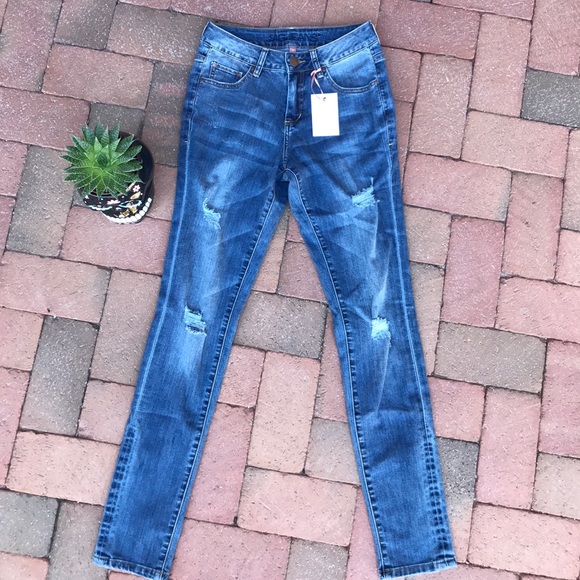 JAG JEANS Sheila Skinny Adriatic Wash Destroyed - Picture 2 of 8