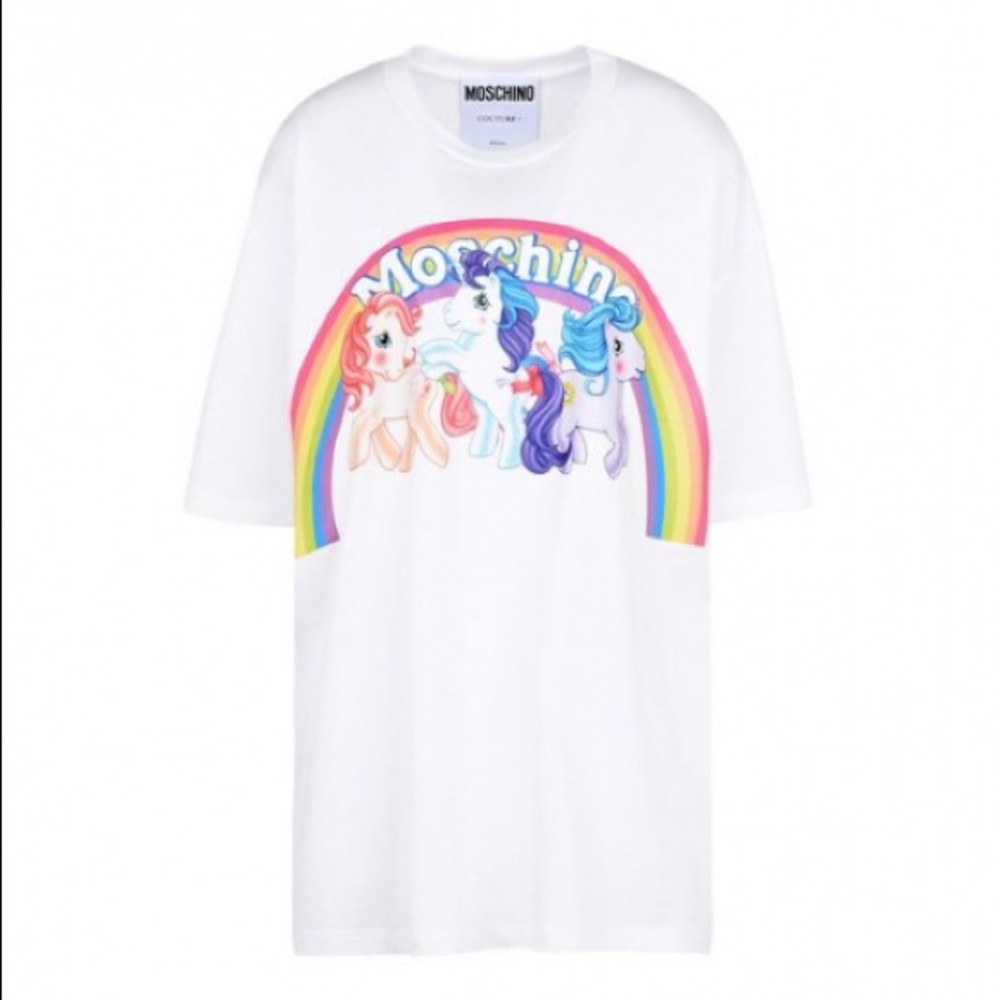 Moschino My Little Pony White Shirt Oversize