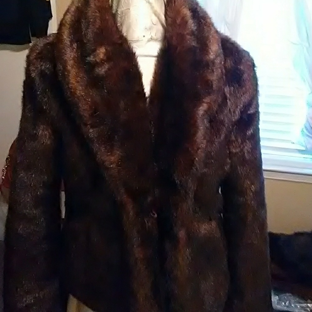 Faux fur jacket