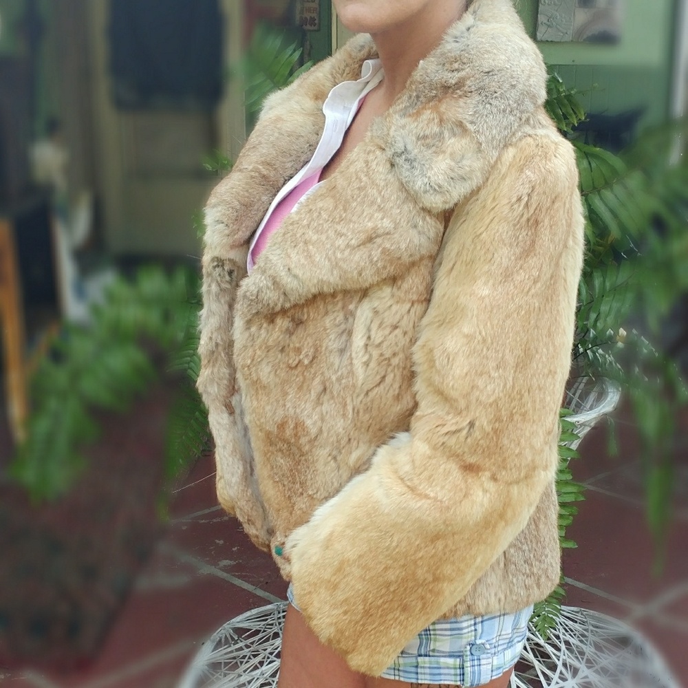 Dino Ricco's Vintage Rabbit Fur Coat - Picture 3 of 7