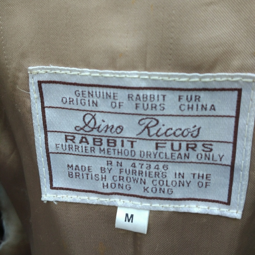 Dino Ricco's Vintage Rabbit Fur Coat - Picture 5 of 7