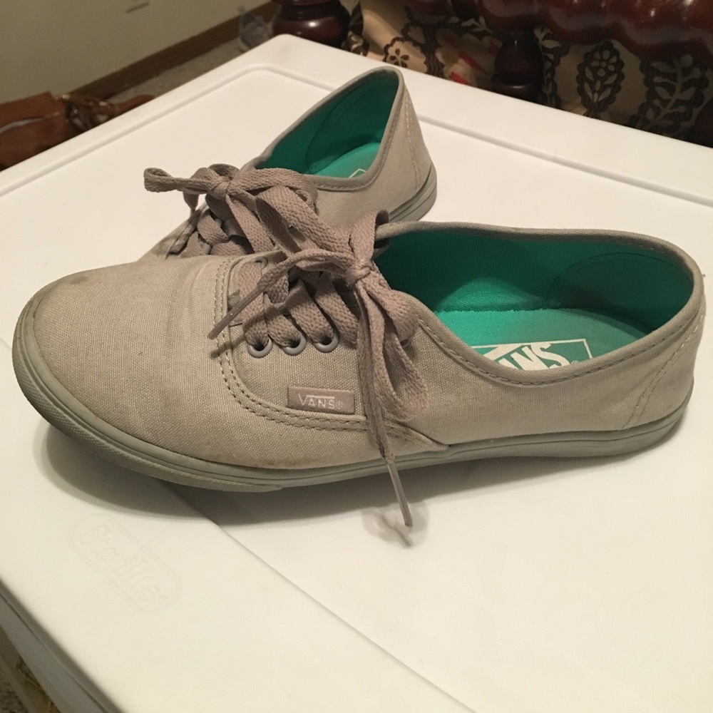 Monochrome vans grey lopro classic