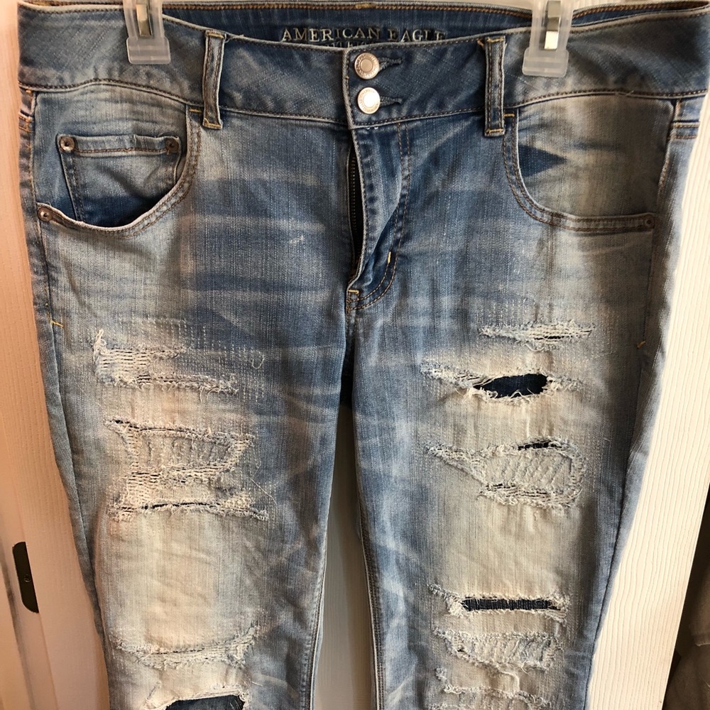 American eagle artist jeans size 14 xlong
