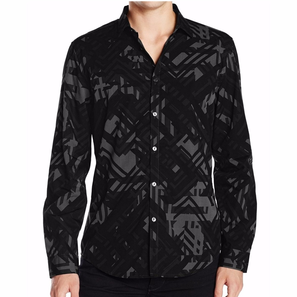 NWT Calvin Klein Men's Slim Fit Casual Shirt Sz M