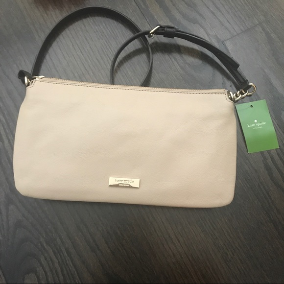 Kate Spade Celina Black & Beige Bow Crossbody Bag - Picture 3 of 6