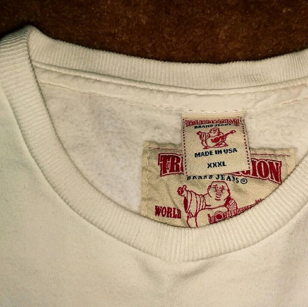 White True Religion Sweatshirt